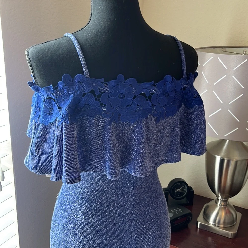 Elegant Blue dress IN San Francisco XS - Picture 6 of 9